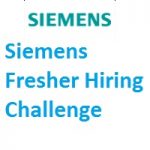 Siemens Fresher Hiring Challenge