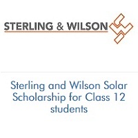 Sterling and Wilson Solar Scholarship for Class 12 students