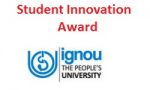 Student Innovation Award IGNOU