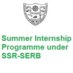 Summer Internship Programme under SSR-SERB