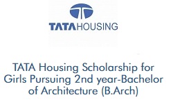 TATA Housing Scholarship for Girls Studying B.Arch