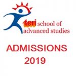 TERI School of Advanced Studies Admissions TERI School of Advanced Studies Admissions