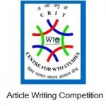 The Centre for WTO Studies (CWS) Article Writing Competition