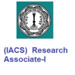 The Indian Association for the Cultivation of Science (IACS) Research Associate-I