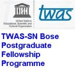 TWAS-SN Bose Postgraduate Fellowship Programme