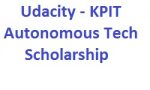 Udacity KPIT Autonomous Tech Scholarship Udacity KPIT Autonomous Tech Scholarship