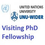 United Nations University World Institute for Development Economics Research Visiting PhD Fellowship