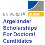 University of Bonn Argelander Scholarships For Doctoral Candidates