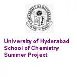 University of Hyderabad School of Chemistry Summer Project