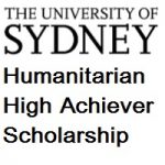 University of Sydney Humanitarian High Achiever Scholarship