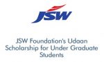 JSW UDAAN Scholarship for Students pursuing Under Graduate Degree courses 2023-2024 Vidyasaarathi JSW Foundation's Udaan Scholarship for Under Graduate Students