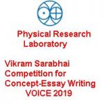 Vikram Sarabhai CompetitIon for Concept-Essay Writing