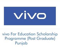 vivo For Education Scholarship Programme (Post Graduate) Punjab 2022-23