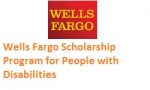 Wells Fargo Scholarship Program for People with Disabilities